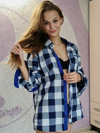 Seia Blue Checkered Shirt