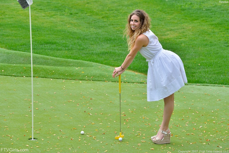 Reese Flashing On The Golf Course