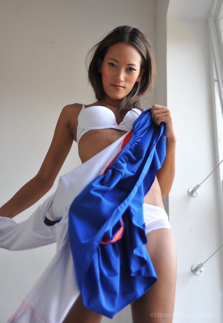 Japanese exchange student Ayumi
