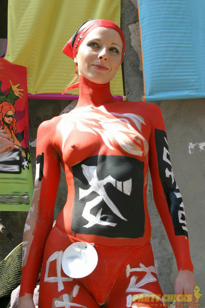 Topless Bodypaint Art Festival