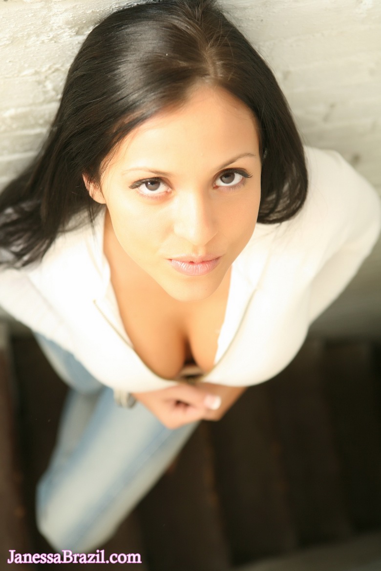 White Hoodie and Brazilian Jeans