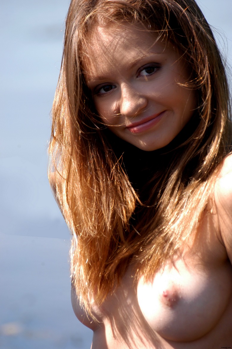 Allana in the lake