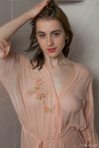 April Grantham in Shower