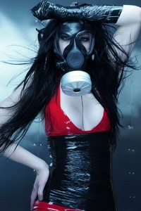 Crazy fetish model